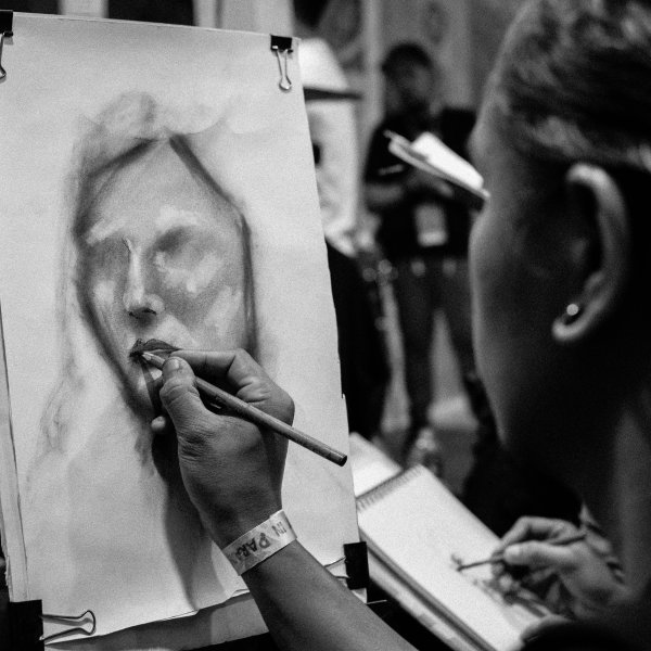 Charcoal & Pencil