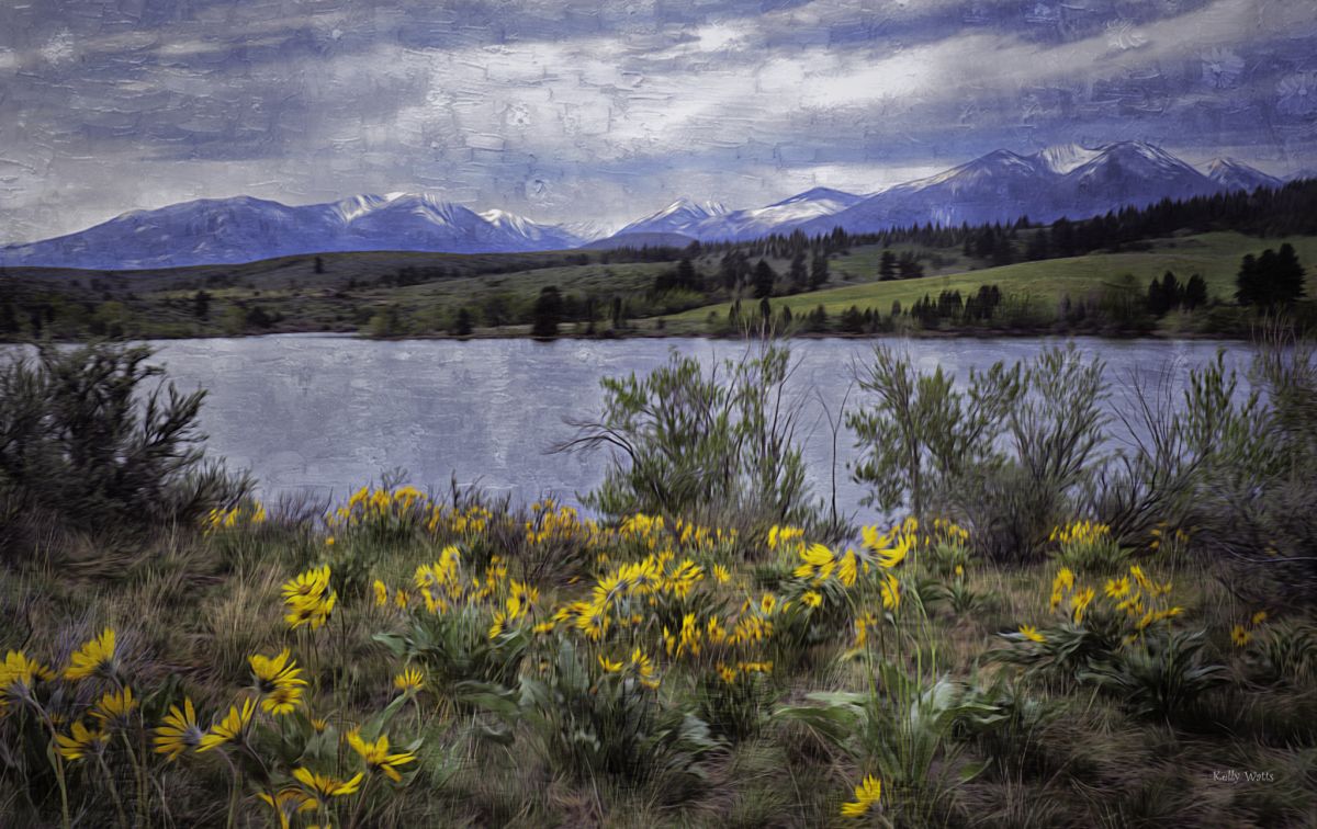 Lake In The Elkhorn Shadows