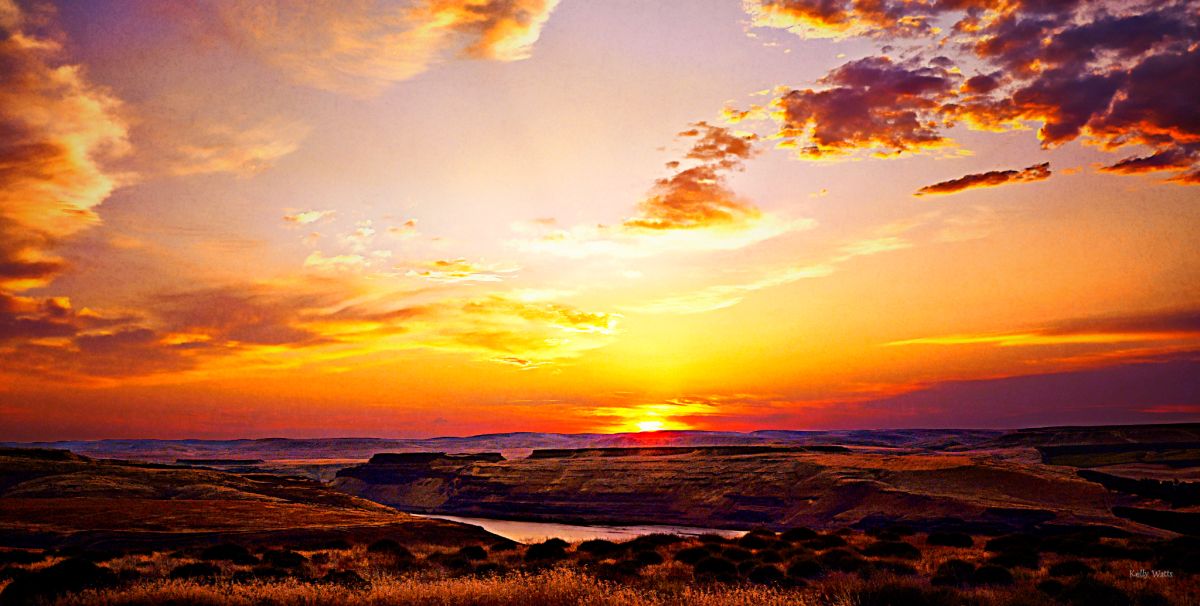 Sunrise Over The Snake