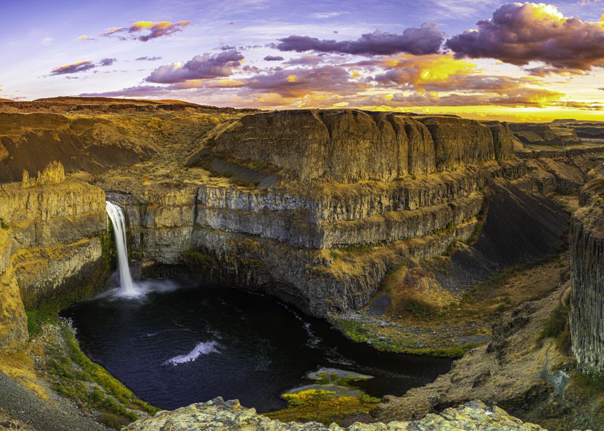 Palouse Falls greeting card