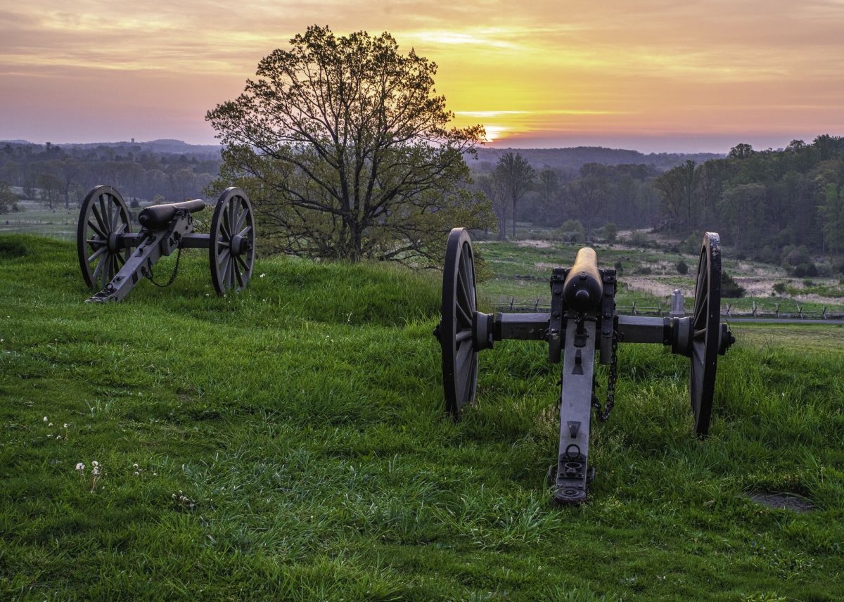 “Gettysburg Sunrise” greeting card