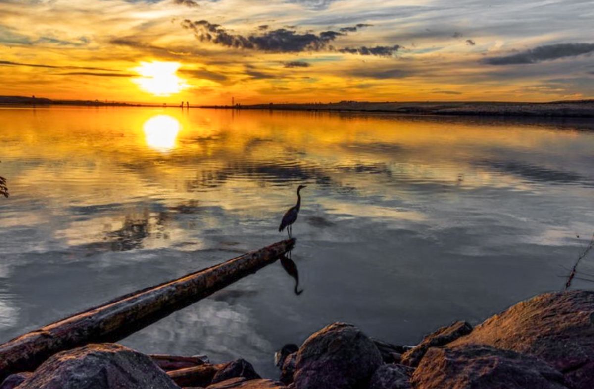 Sunset on the Snake River