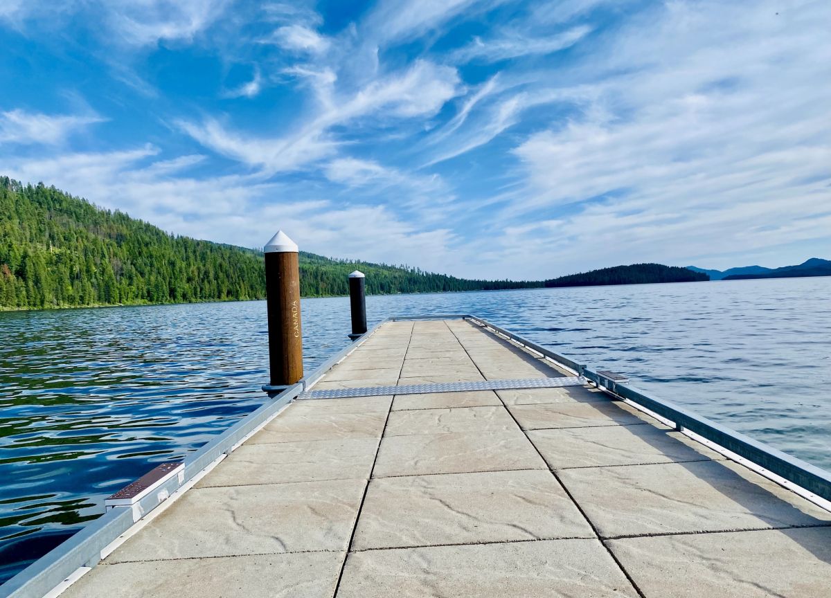 A Dock in Sandpoint, Idaho